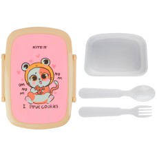 Lunchbox with fork and spoon Kite Cookies K22-163-2, 750 ml 3