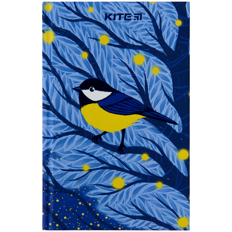 Notebook Kite Синиця K22-199-3, hard cover, А6, 80 sheets, squared