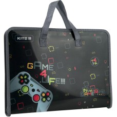 Folder-briefcase with zipper Kite Game K22-202-01, 1 compartment, A4 1
