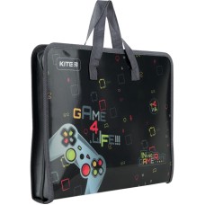 Folder-briefcase with zipper Kite Game K22-202-01, 1 compartment, A4 2