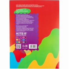 Color paper double-sided Kite Fantasy K22-250-2, А4, 15 sheets/15 colors 1