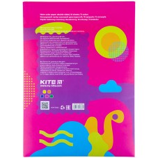 Color neon paper Kite Fantasy K22-252-2, A4, 10 sheets/5 colors 