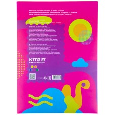 Color neon paper Kite Fantasy K22-252-2, A4, 10 sheets/5 colors  1
