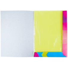 Color neon paper Kite Fantasy K22-252-2, A4, 10 sheets/5 colors  2