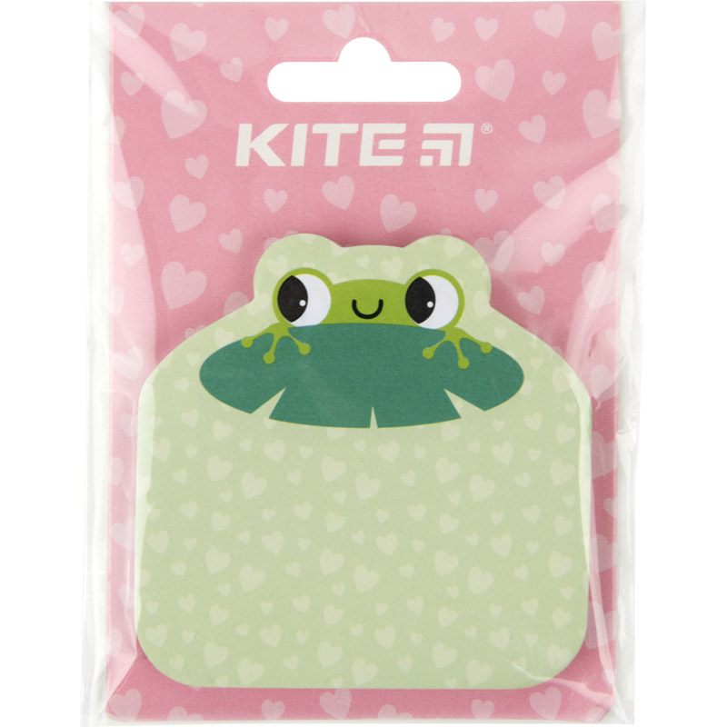 Papierblock mit Klebeschicht Kite Froggy K22-298-2, 70х70 mm, 50 Blätter