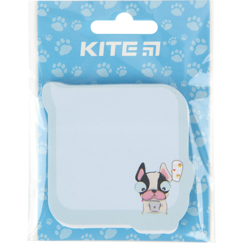 Sticky notes Kite Chat dog K22-298-4, 70х70 mm, 50 sheets