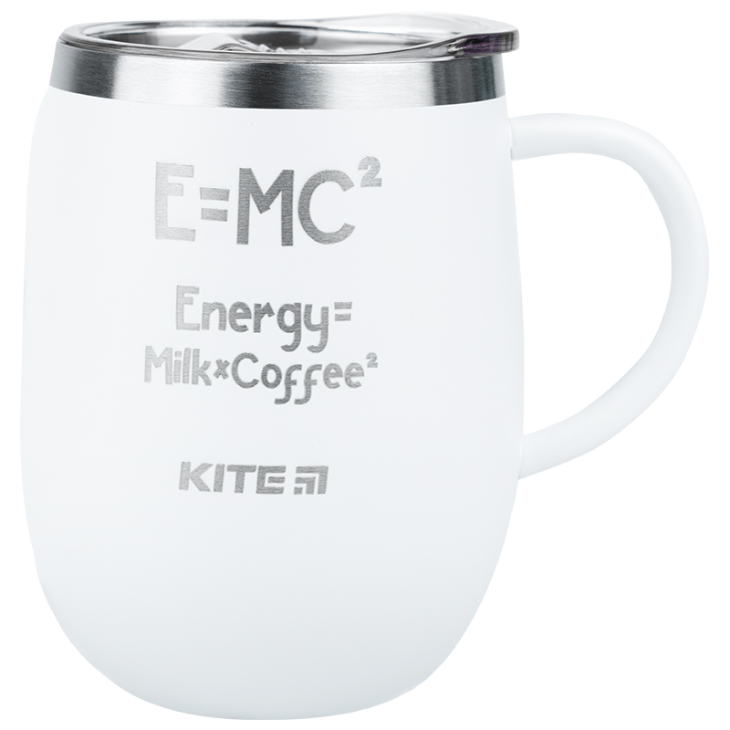 Thermobecher Kite K22-378-03-2, 360 ml, weiß Energy Milk Coffee