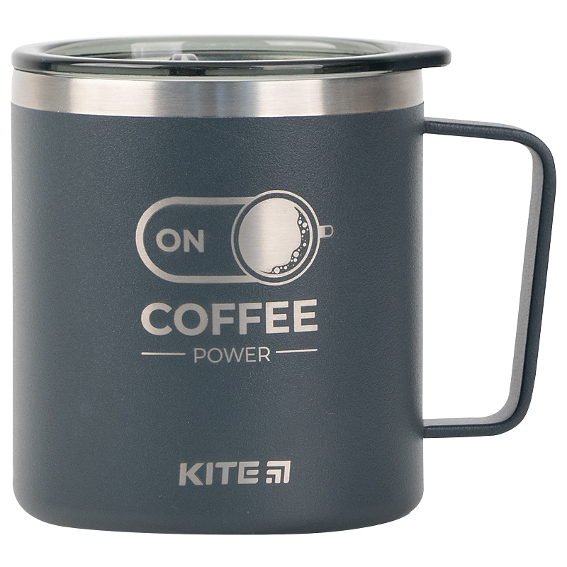 Thermomug Kite Coffee ON K22-379-01-02, 400 ml, grey