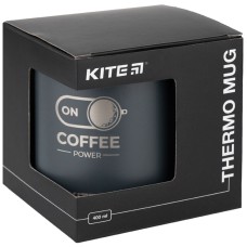 Thermobecher Kite K22-379-01-2, 400 ml, Graphit Coffee ON 4