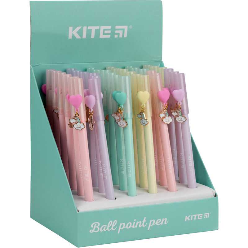 Ballpoint pen Kite Rainbow K22-392, blue