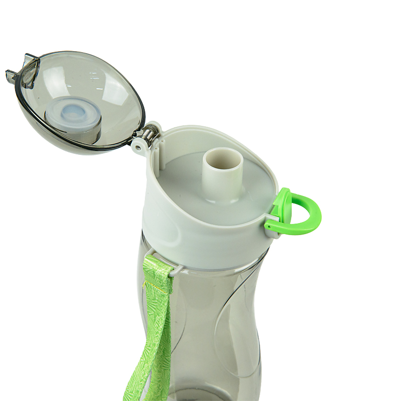 Water bottle Kite K22-400-04, 530 ml, grey-green