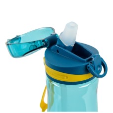 Water bottle with a straw Kite K22-419-03, 600 ml, green 1