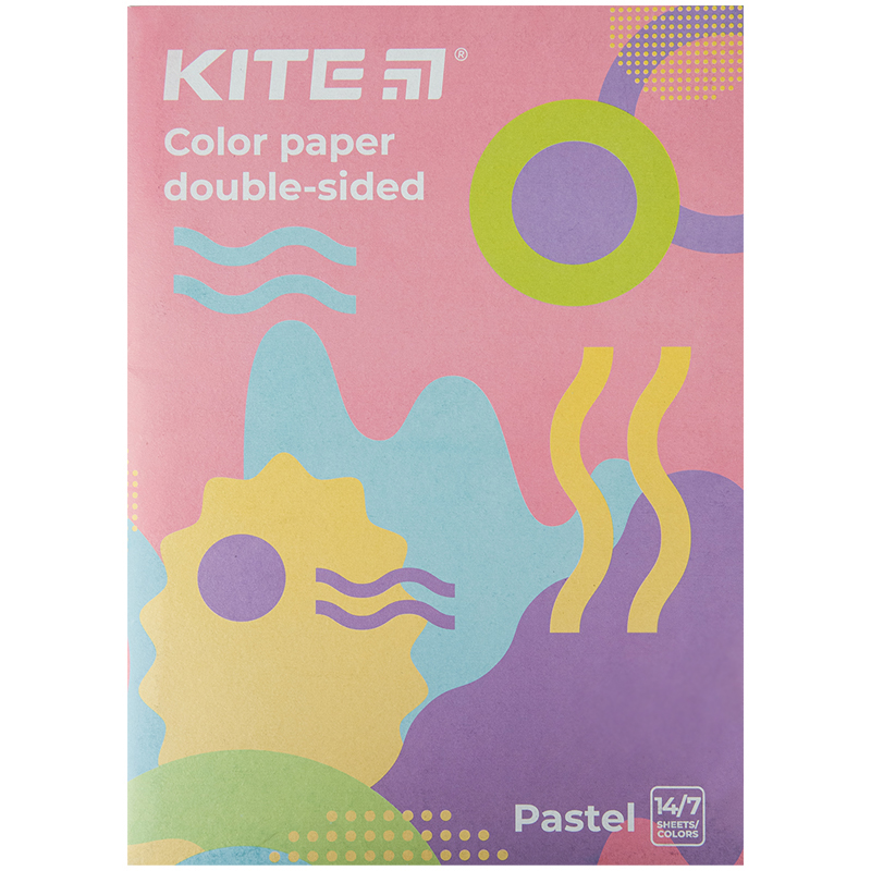 Papier (farbig beidseitig) Kite Fantasy K22-427, А4