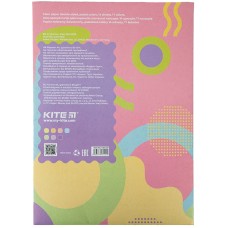 Color paper double-sided Kite Fantasy K22-427 (14 sheets/7 pastel colors), А4 1