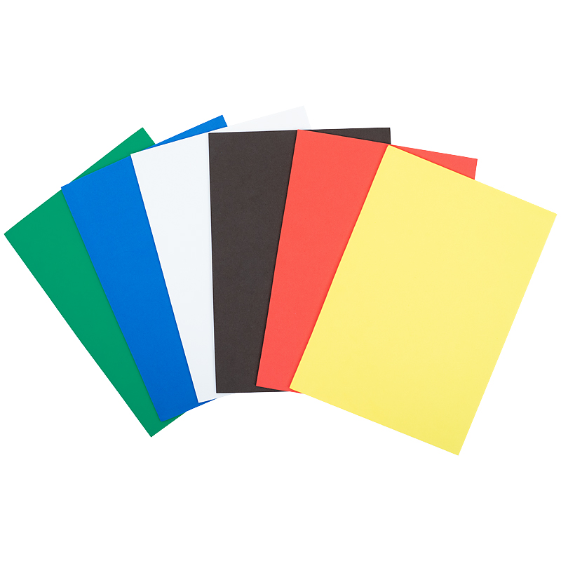 Foamiran (farbig) Kite K22-430, 6 Seiten/6 Stück, A4