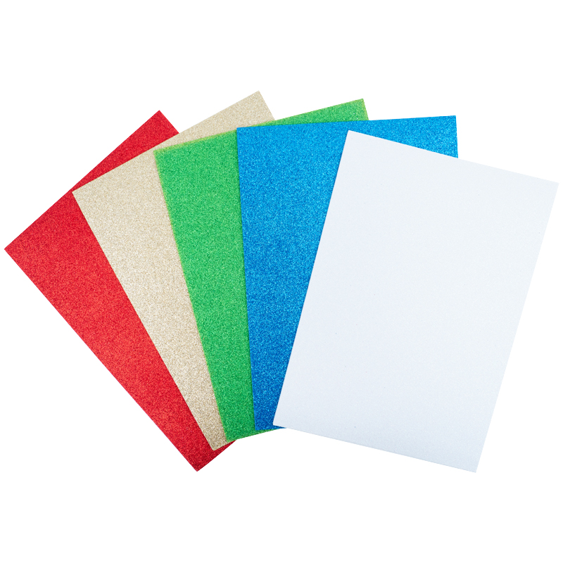 Foamiran with glitter and adhesive layer Kite K22-435, А4
