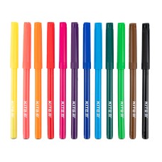 Set of fiber-tipped pens Kite Dogs K22-447, 12 colors 1