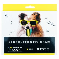 Filzstifte Kite Dogs K22-448, Set  18 Farben