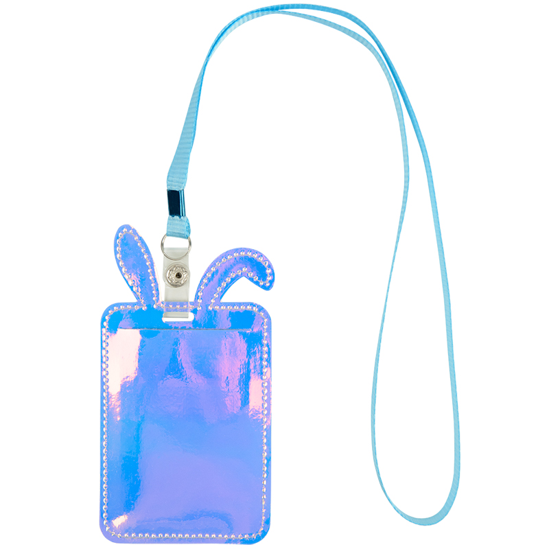 Badge Kite Bunny K22-449-02, mit holographischem Effekt, violett