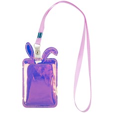 Name badge Kite Bunny K22-449-01, holographic effect, purple