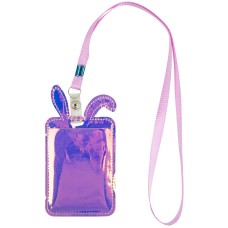 Name badge Kite Bunny K22-449-01, holographic effect, purple 1