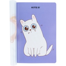 Notebook platic double cover Kite Bread cat K22-460-4, A5+, 40 sheets 1