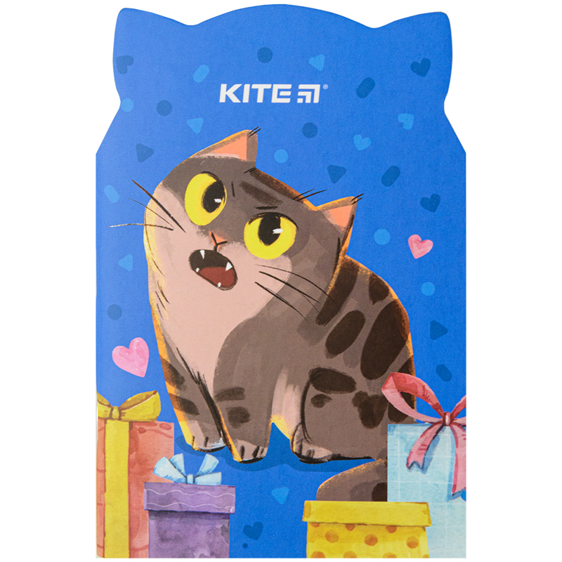 Notebook Kite Gift cat K22-461-1, 48 sheets, squared