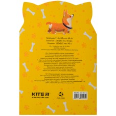 Notizblock Kite Corgi dog K22-461-2, 48 Seiten