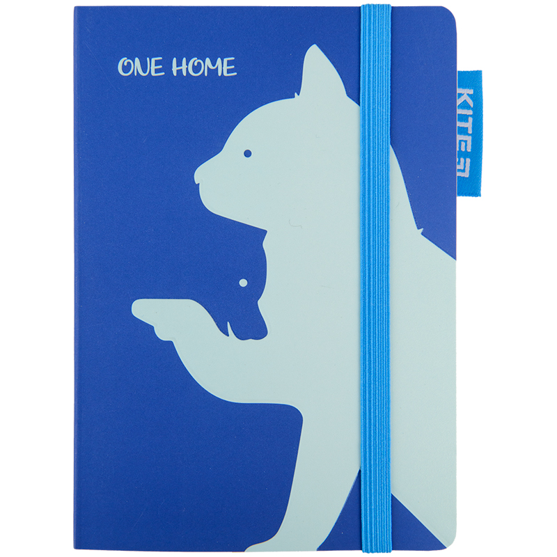 Notebook hard cover Kite K22-467-2, 120*196 mm, 96 sheets, blue