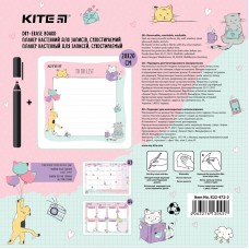 Wall-mounted planner To do list Kite Cats K22-472-2, А5 1