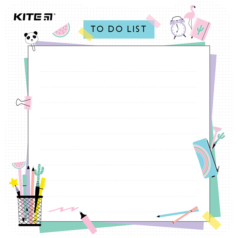 Wall-mounted planner To do list Kite Lady K22-472-4, А5