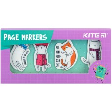 Page markers Kite Cats K22-479-6, 4x20 pcs, 30x50 mm 1