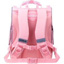 Hard-shaped school backpack Kite Education Hugs&Kittens K22-501S-3 (LED) 2