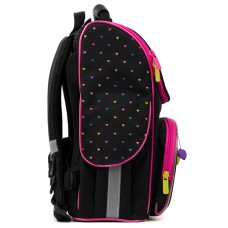 Hard-shaped school backpack Kite Education Hearts K22-501S-4 (LED) 4