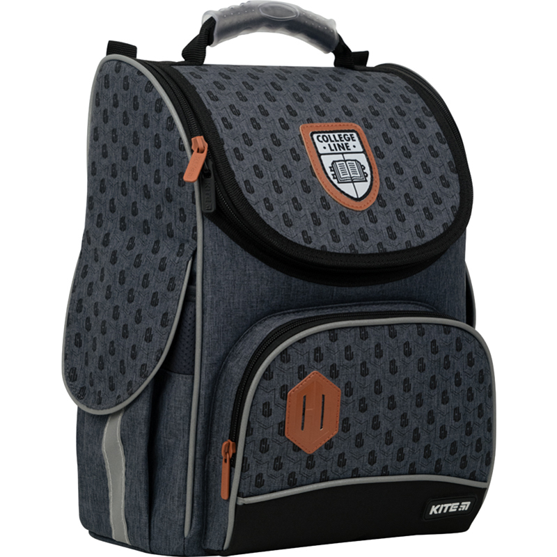 Hard-shaped school backpack Kite Education College Line boy K22-501S-5