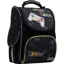 Hard-shaped school backpack Kite Education Game 4 Life K22-501S-8 (LED)