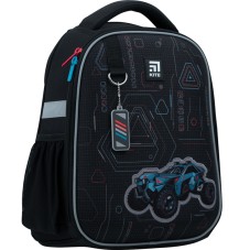Hard-shaped school backpack Kite Education Extreme Car K22-555S-11