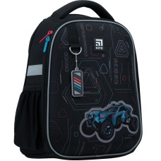 Hard-shaped school backpack Kite Education Extreme Car K22-555S-11 1