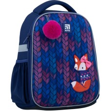 Hard-shaped school backpack Kite Education Fox K22-555S-1 1
