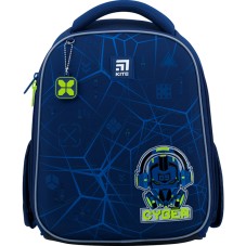 Hard-shaped school backpack Kite Education Cyber K22-555S-5