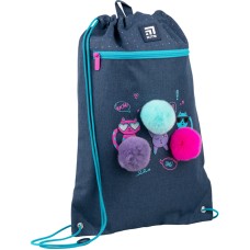 Shoe bag with pocket Kite Education Wow Cats K22-601M-11 2