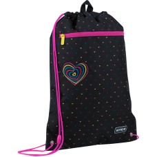 Shoe bag with pocket Kite Education Hearts K22-601M-3 2