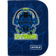 Pencil case Kite Cyber K22-622-8, 1 compartment, 2 folds