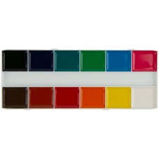 Aquarellfarben in Kartonverpackung Kite Dogs K23-041, 12 Farben