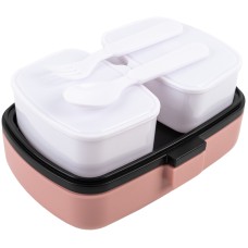 Lunchbox with fork and spoon Kite K23-180-1, 1150 ml, pink 2