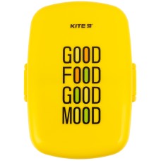 Lunchbox with fork and spoon Kite K23-180-4, 1150 ml, yellow 1