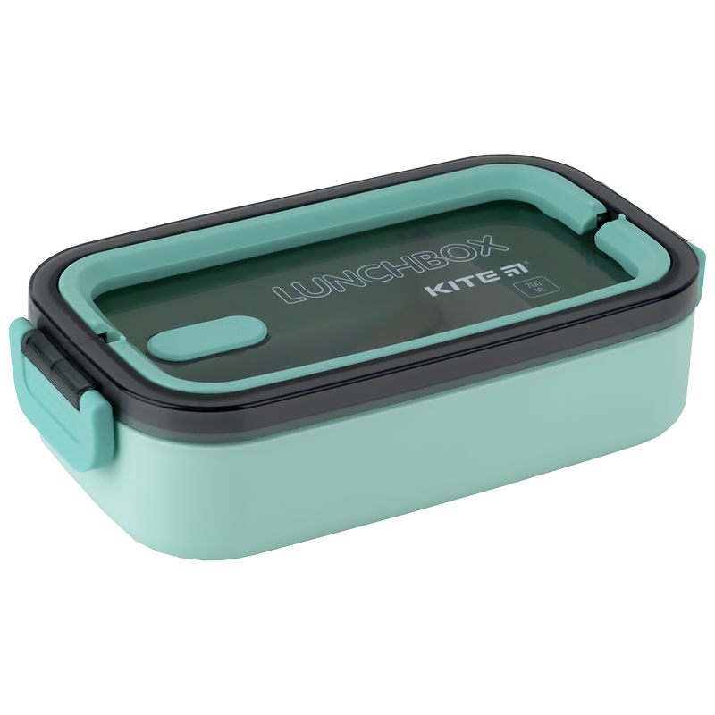 Lunchbox with fork and spoon Kite K23-182-2, 700 ml, green