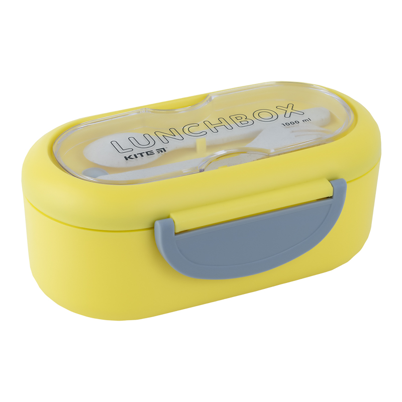 Lunchbox mit Trennwand Kite K23-185-1, 1000 ml, gelb