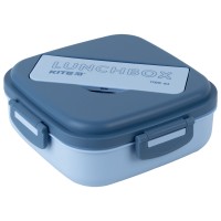 Lunchbox with divider Kite K23-186-2, 1100 ml, blue