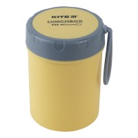 Lunchbox round Kite K23-187-1, 450 ml, yellow